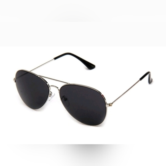 Source Unknown Other - Black Unisex Aviator Adult Sunglasses